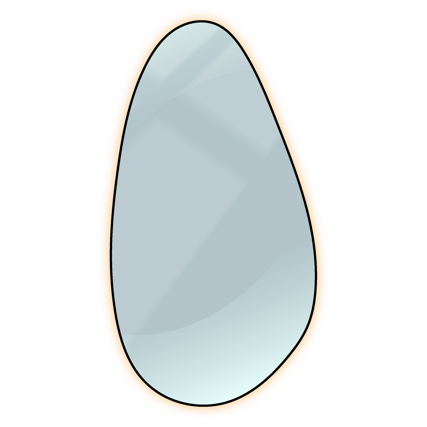 Teardrop Mirror for Sophisticated Spaces