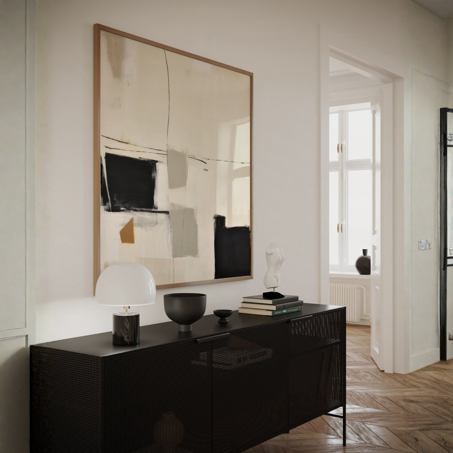Gentle Forms – Modern Abstract Frame