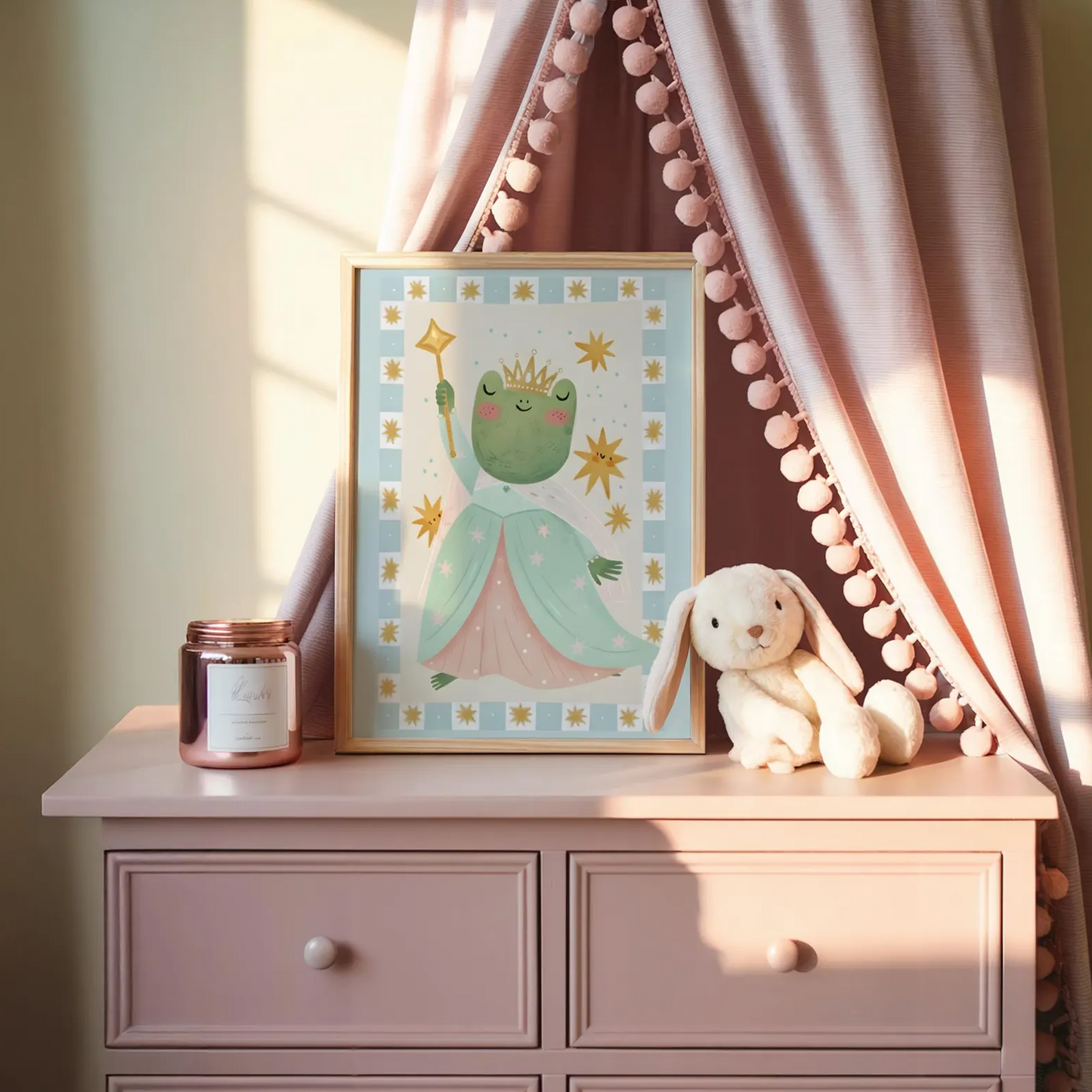 Enchanted Frog Nursery Art