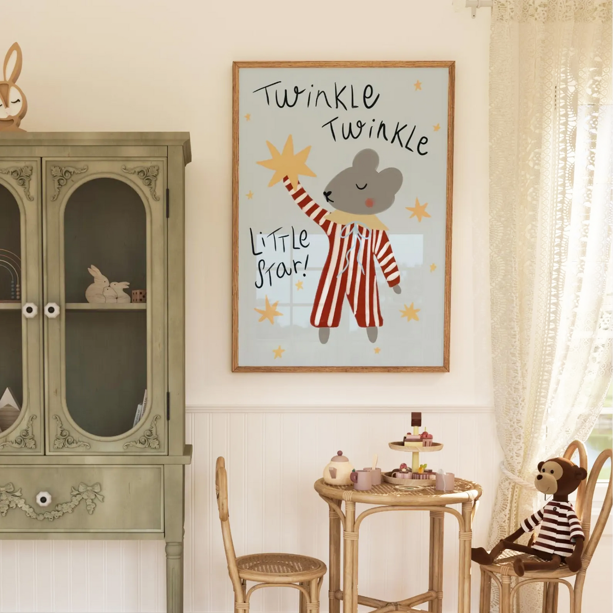 Twinkle Twinkle – Bedtime Nursery Rhyme Print