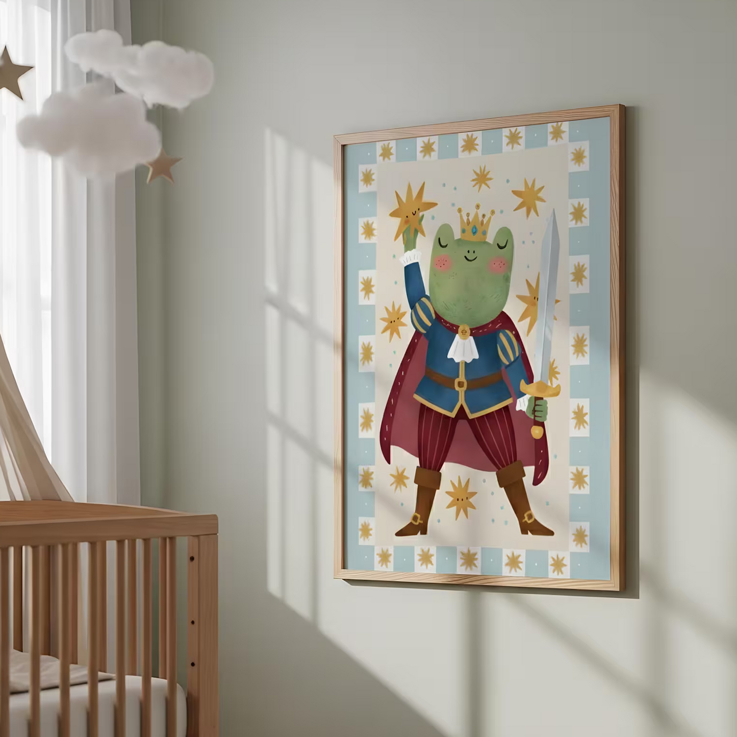 The Frog Prince Nursery Print