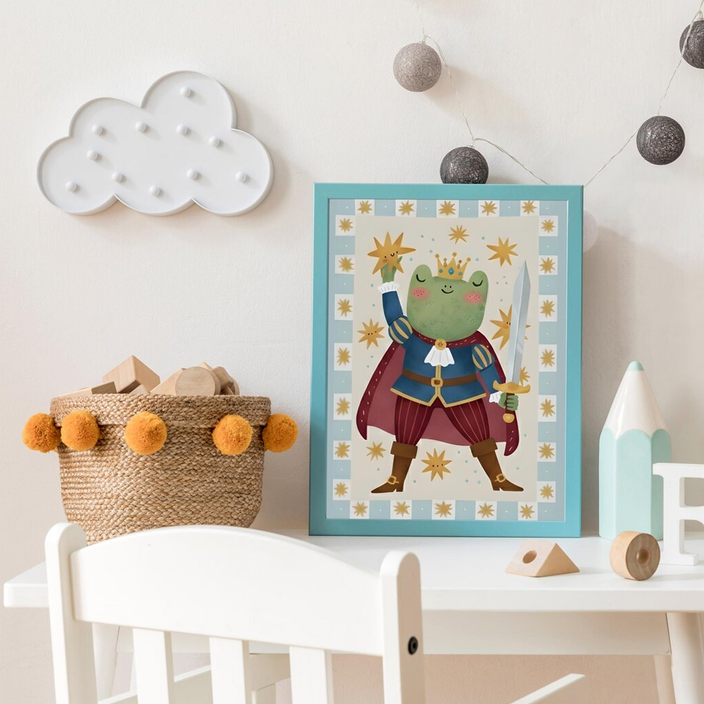 The Frog Prince Nursery Print