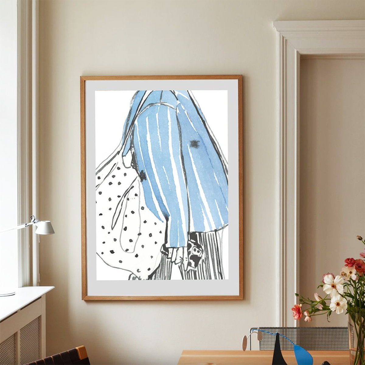 Chic Strides – Fashion Sketch Wall Art