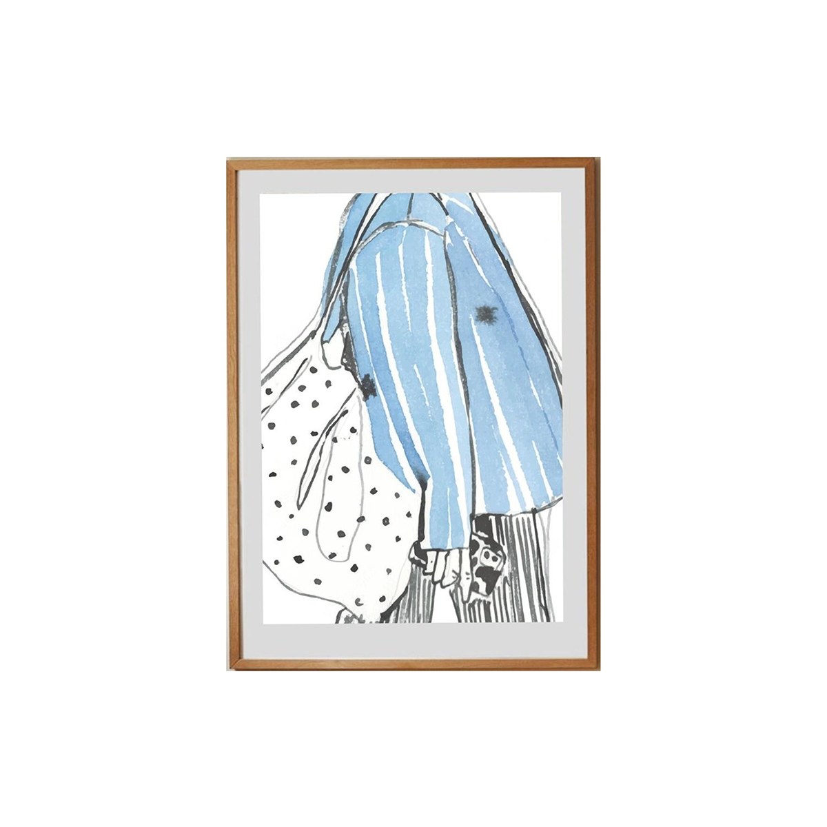 Chic Strides – Fashion Sketch Wall Art