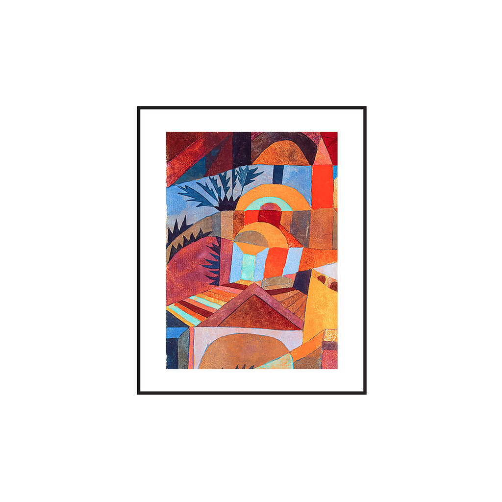 Temple Gardens Paul Klee Reproduction - Wall Art Print