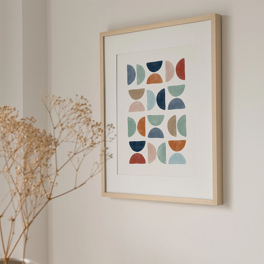 Moonbeam Melodies Lunar Wall Art Print