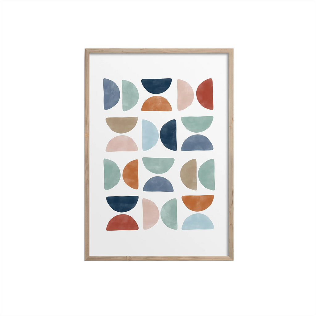 Moonbeam Melodies Lunar Wall Art Print
