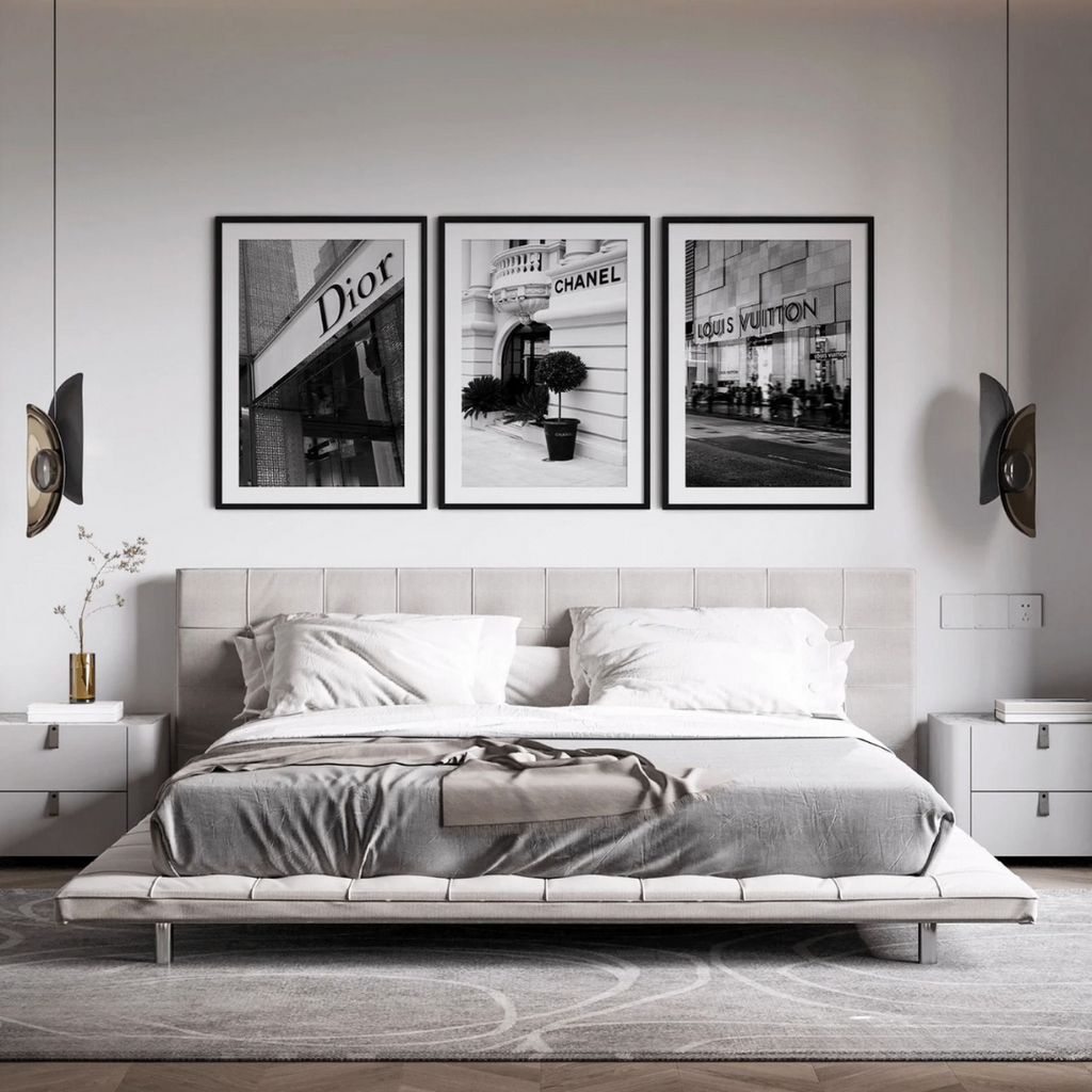 Aesthetic Black and White, Fashion Print set