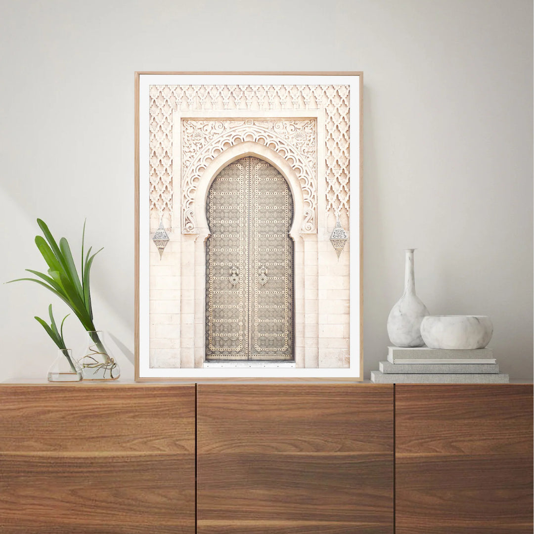 Moroccan Arch Wall Art – Islamic Architecture Print