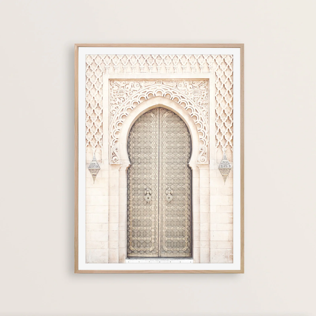 Moroccan Arch Wall Art – Islamic Architecture Print