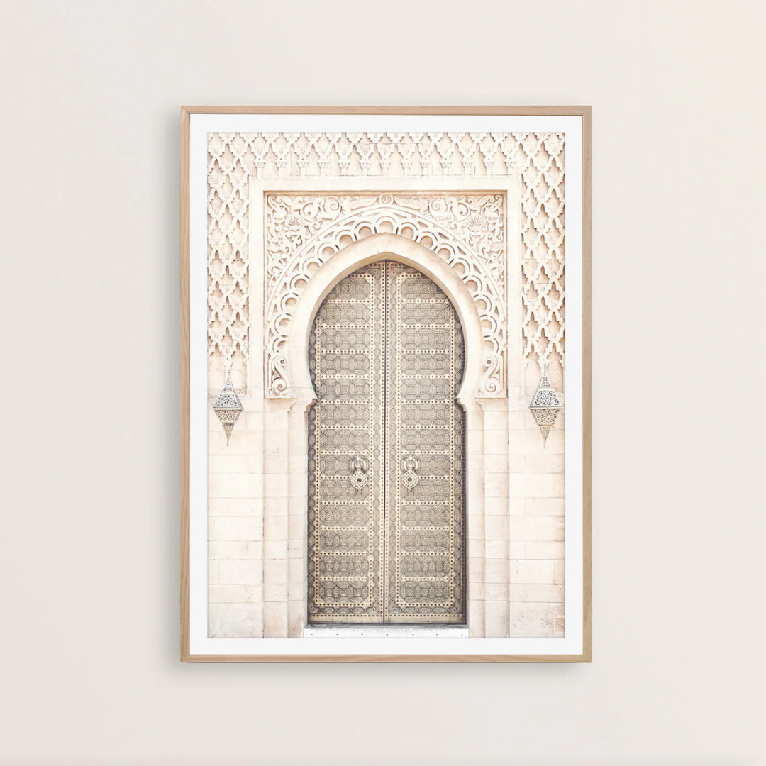 Moroccan Arch Wall Art – Islamic Architecture Print