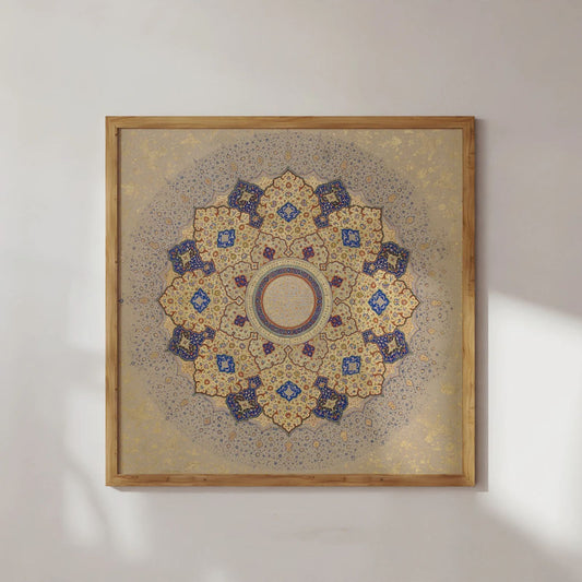 Islamic Geometric Mandala – Luxurious Quranic Illumination Art