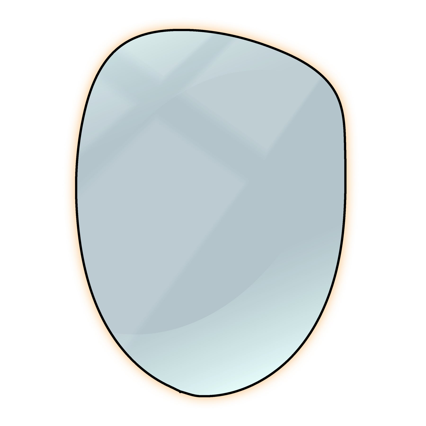 Cait Curved Edge Decorative Mirror