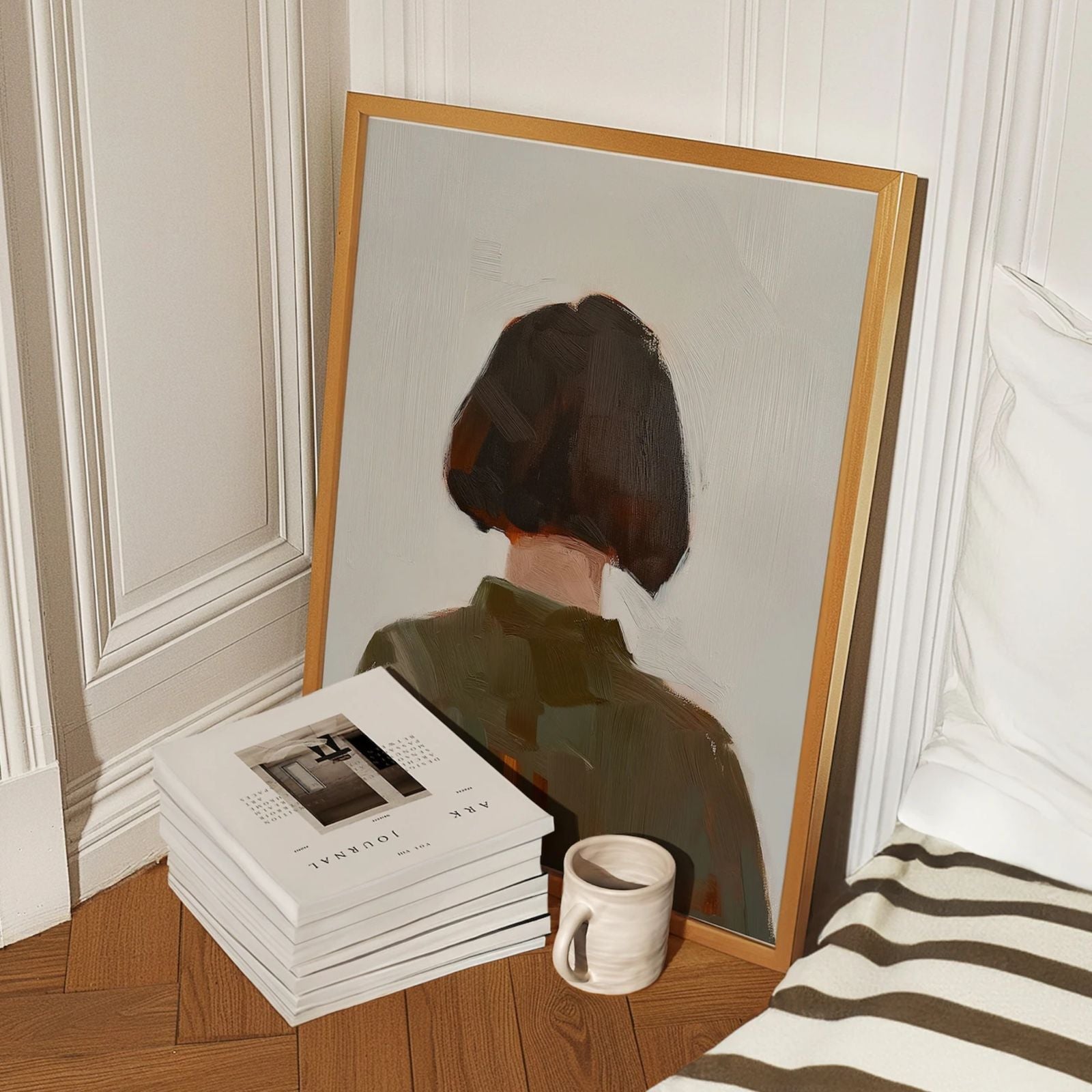 Modern Silence – Artistic Portrait of a Woman in Minimal Style