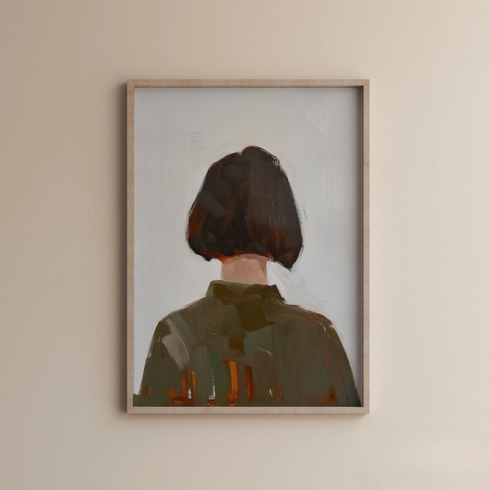 Modern Silence – Artistic Portrait of a Woman in Minimal Style