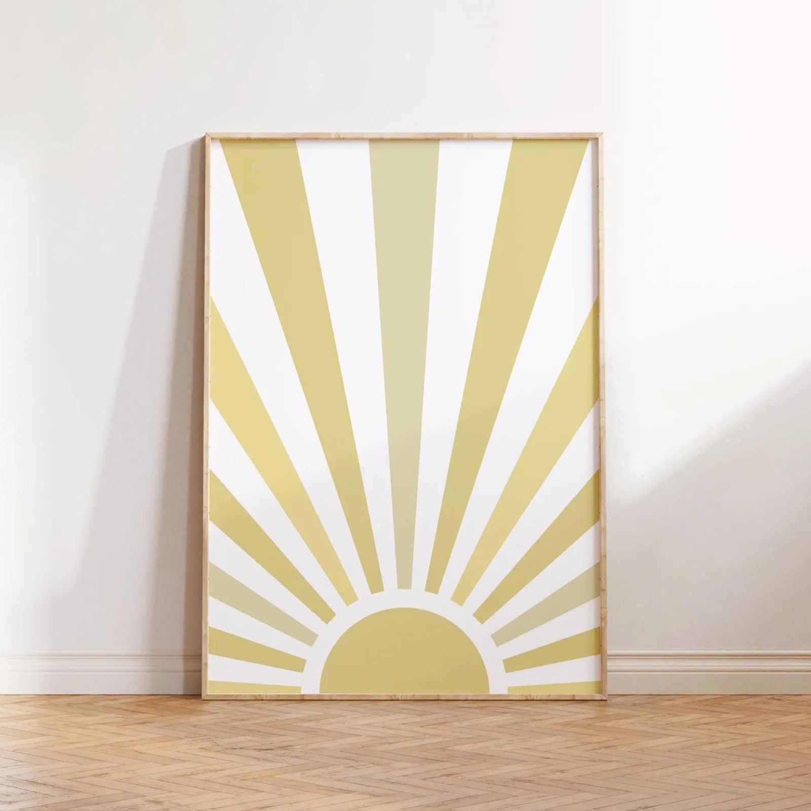 Little Mermaid Pastel Wall Art Set – Ocean & Sunshine Theme for Kids Room | Set of 8 Prints
