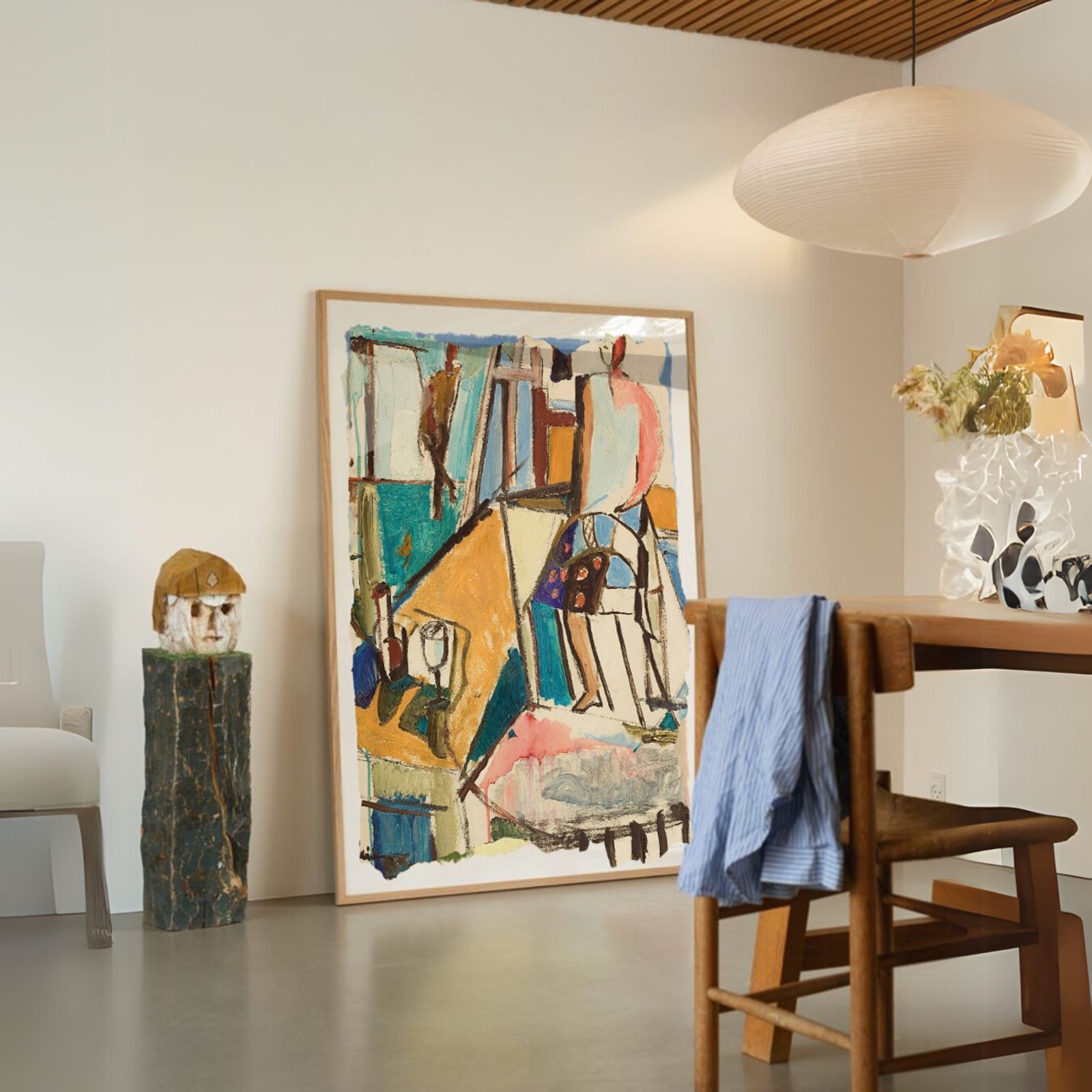 Whimsy Architect – Modern Abstract Wall Art Print