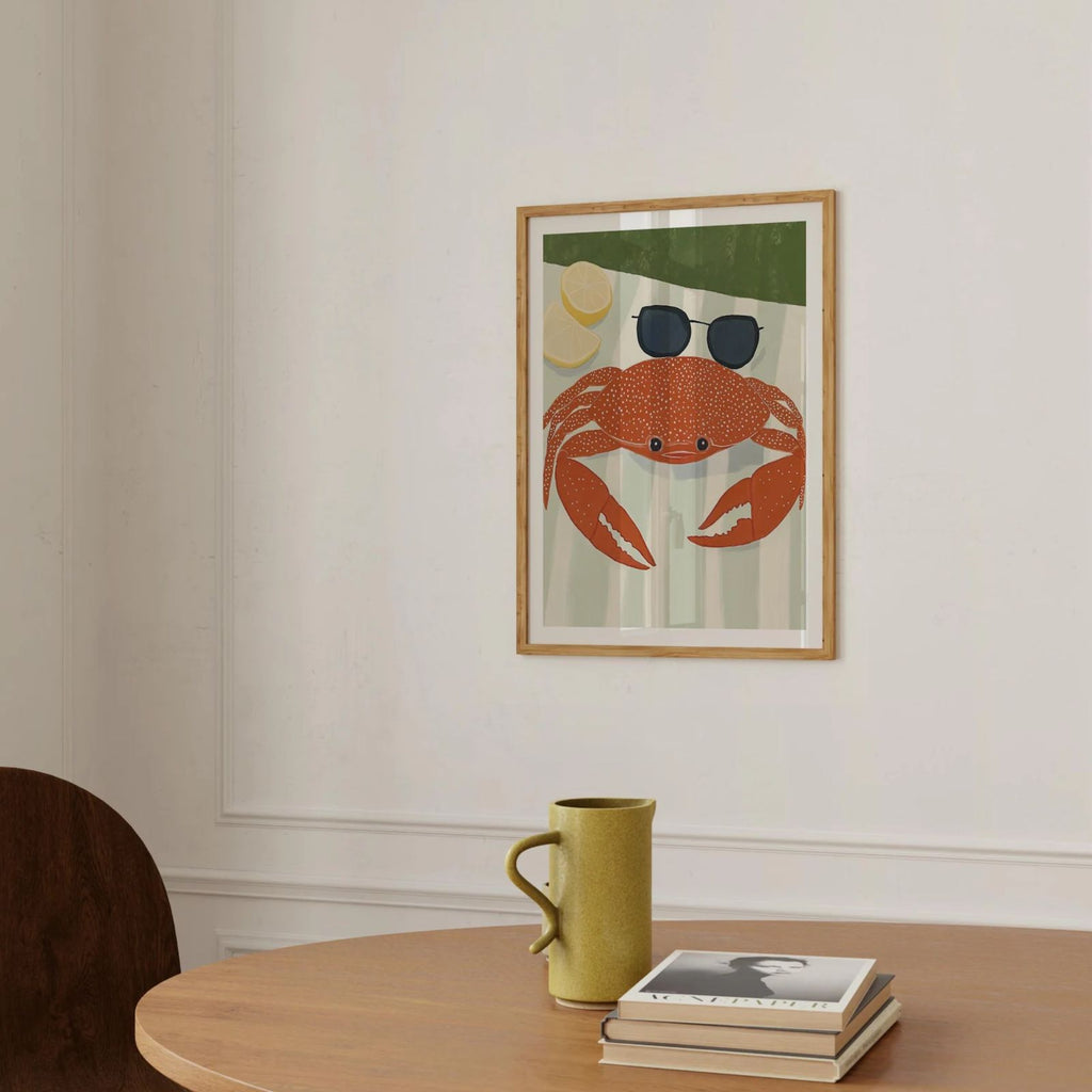 Cool Crab – Coastal Wall Art