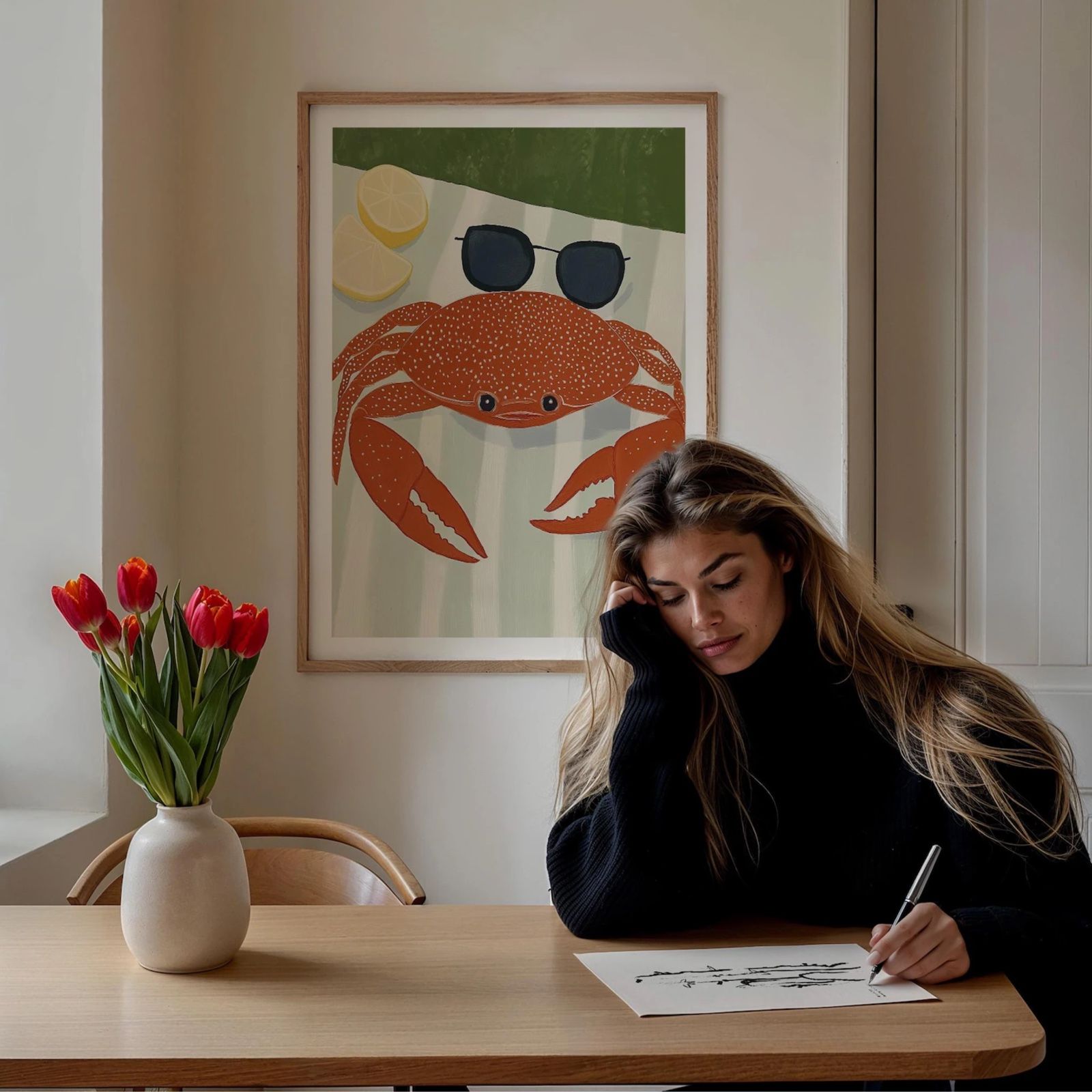 Cool Crab – Coastal Wall Art