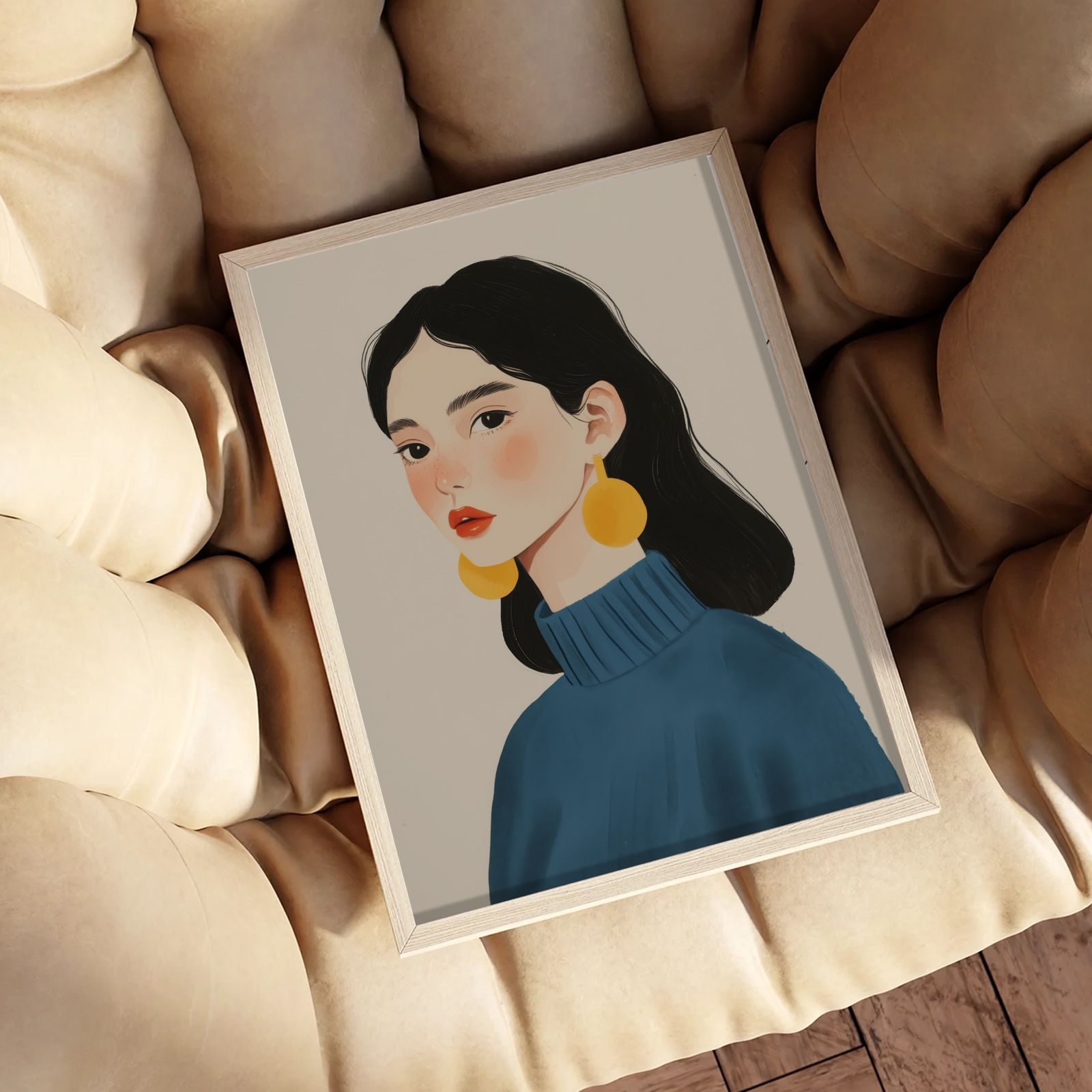 Fair Girl - Modern Femme Portraits Wall Art
