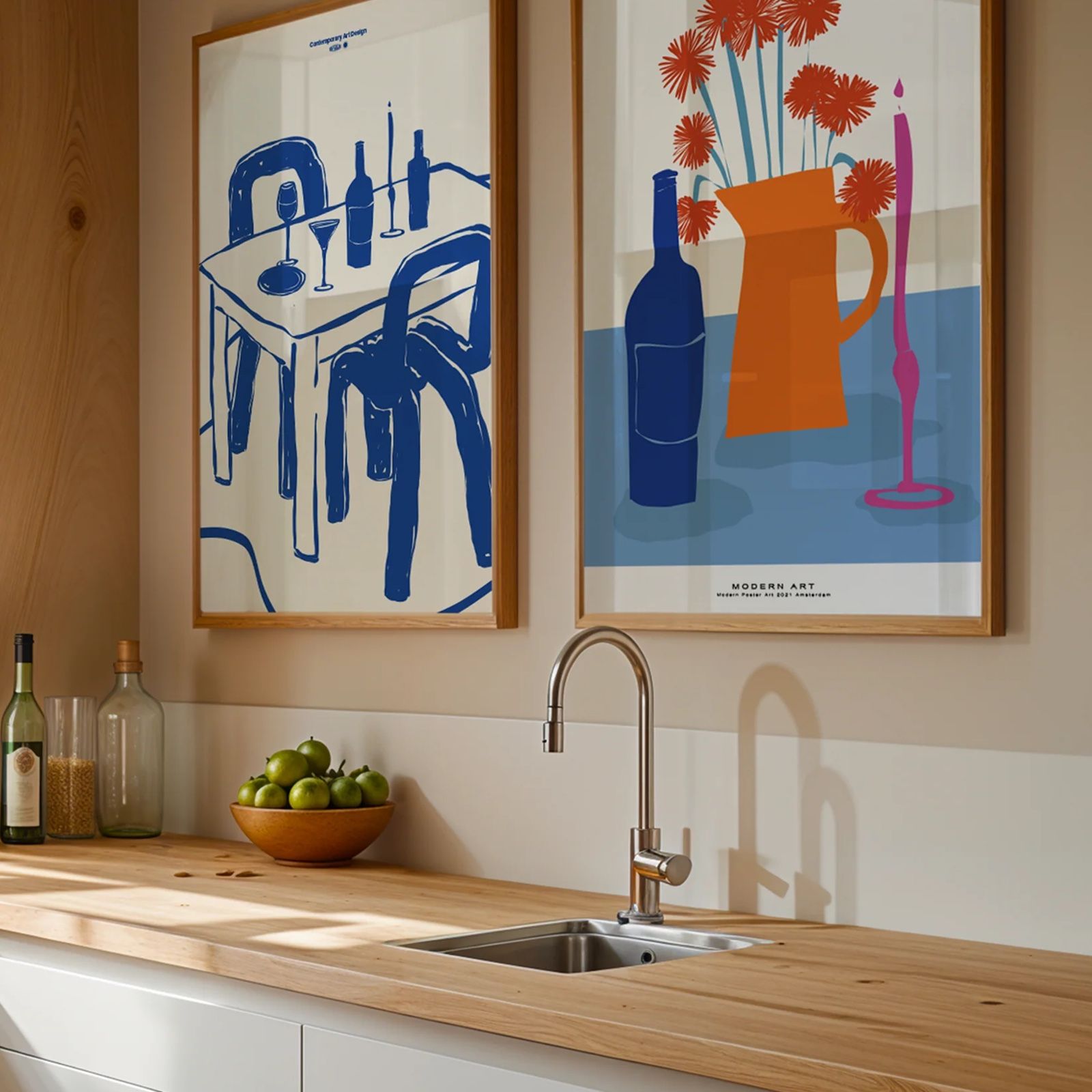 Floral Feast – Dining Room Still Life Art Print