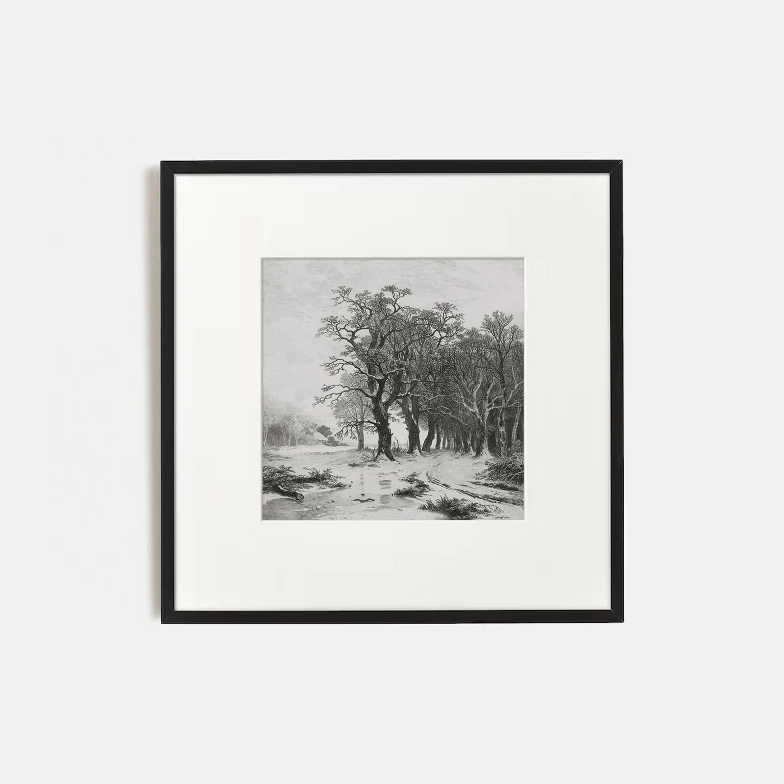 Vintage Tree Landscape Gallery Wall Set