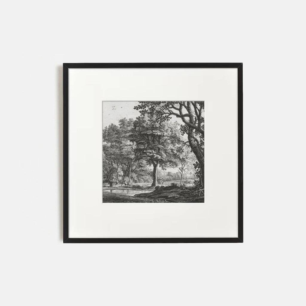 Vintage Tree Landscape Gallery Wall Set