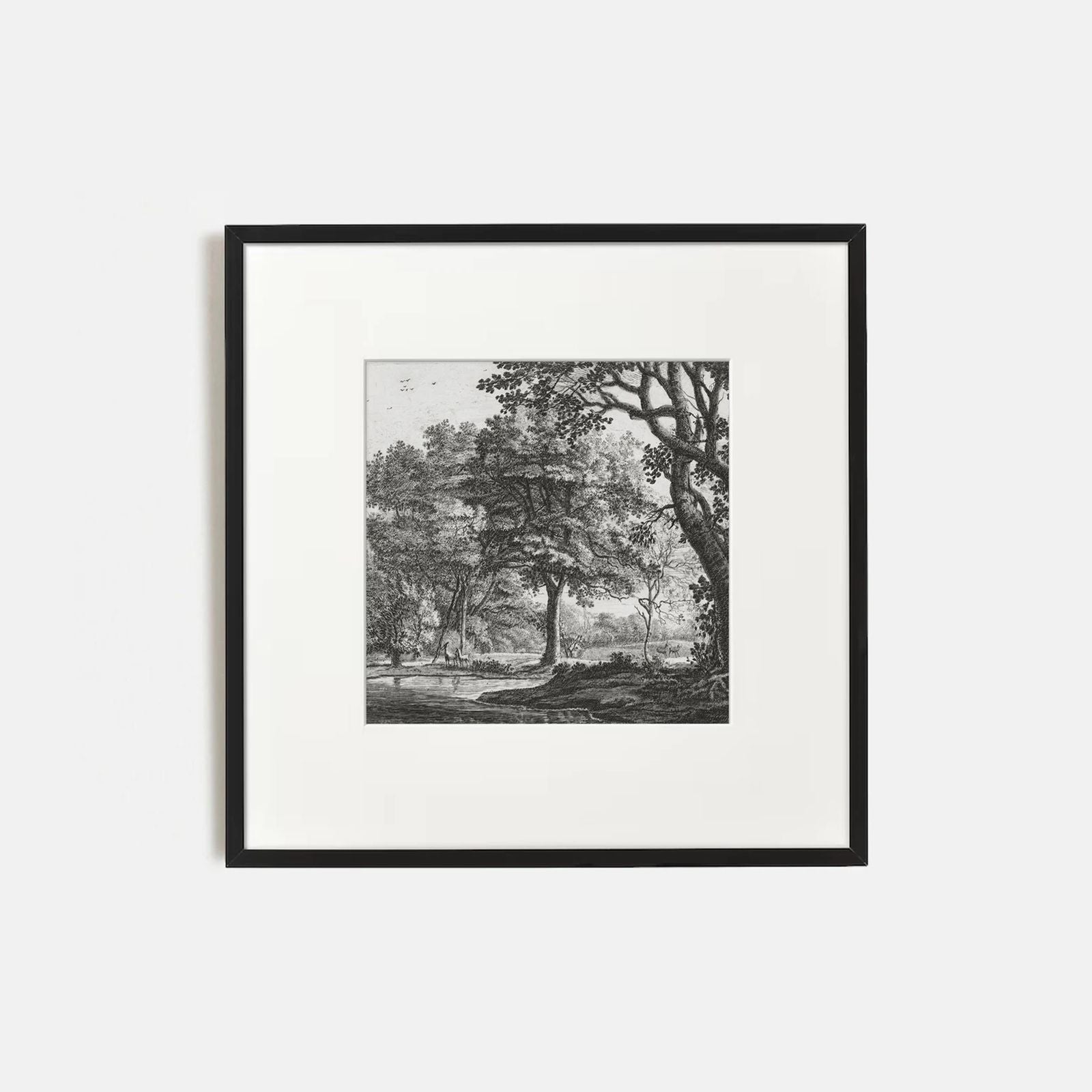 Vintage Tree Landscape Gallery Wall Set