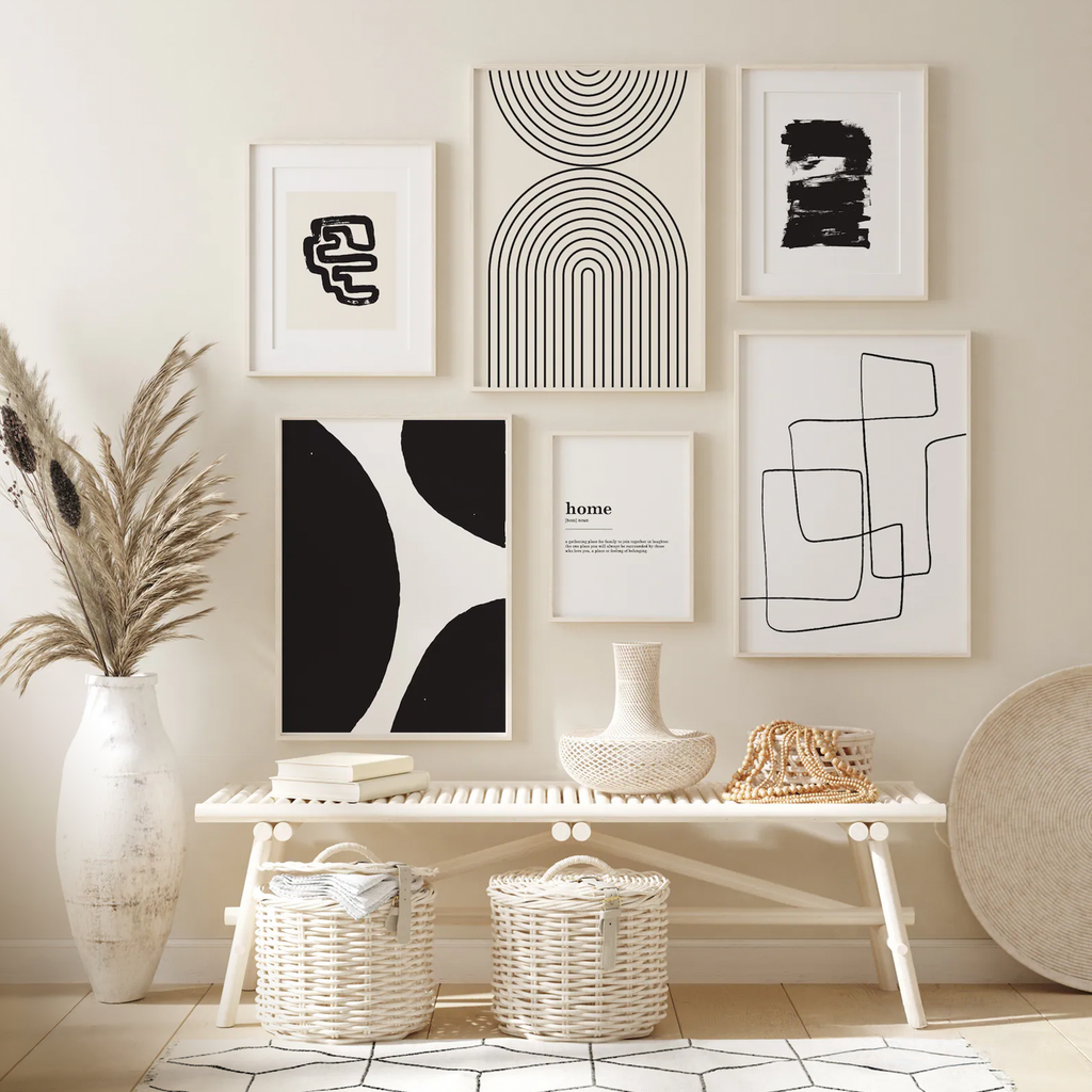 Modern Noir Aesthetic Wall Art Print