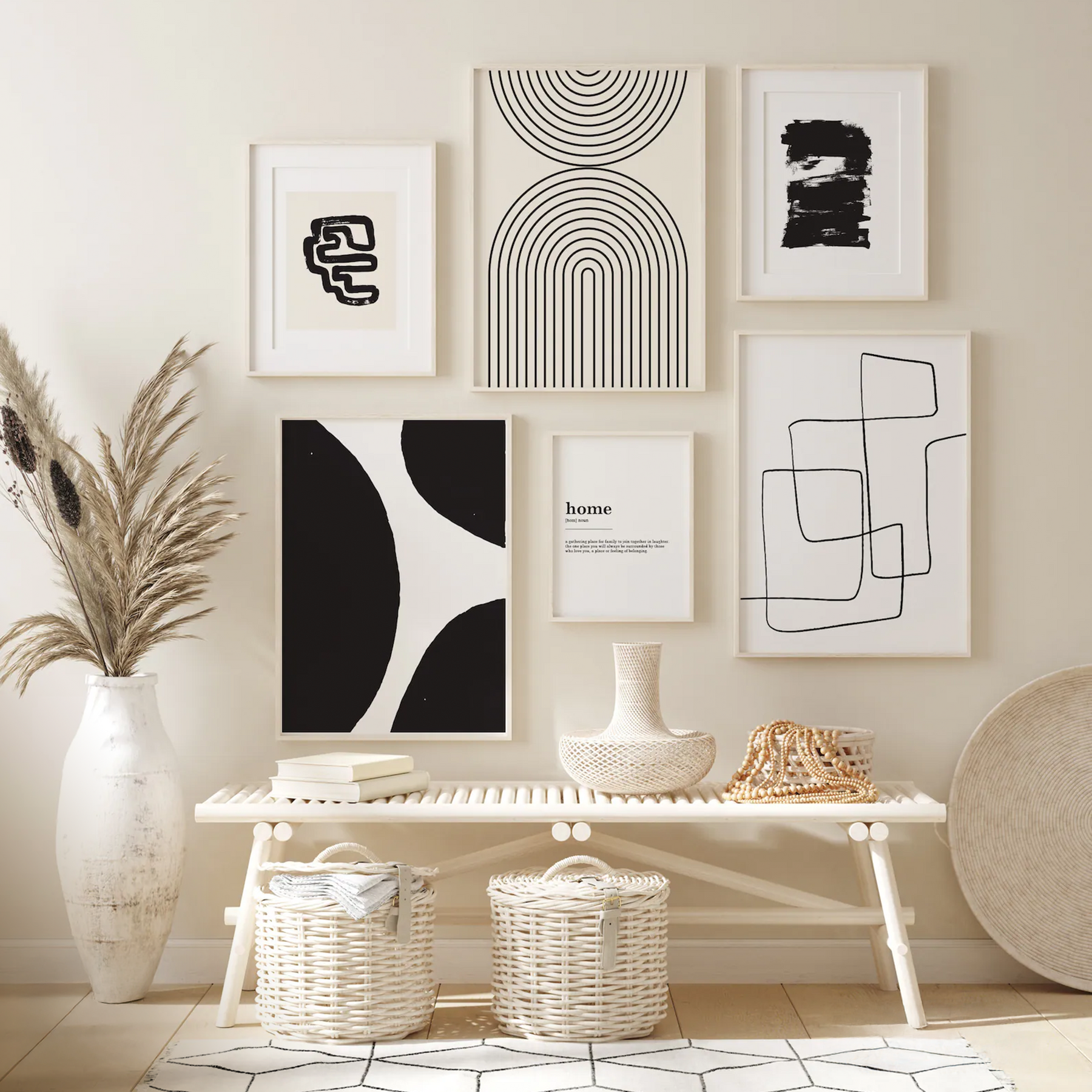 Modern Noir Aesthetic Wall Art Print