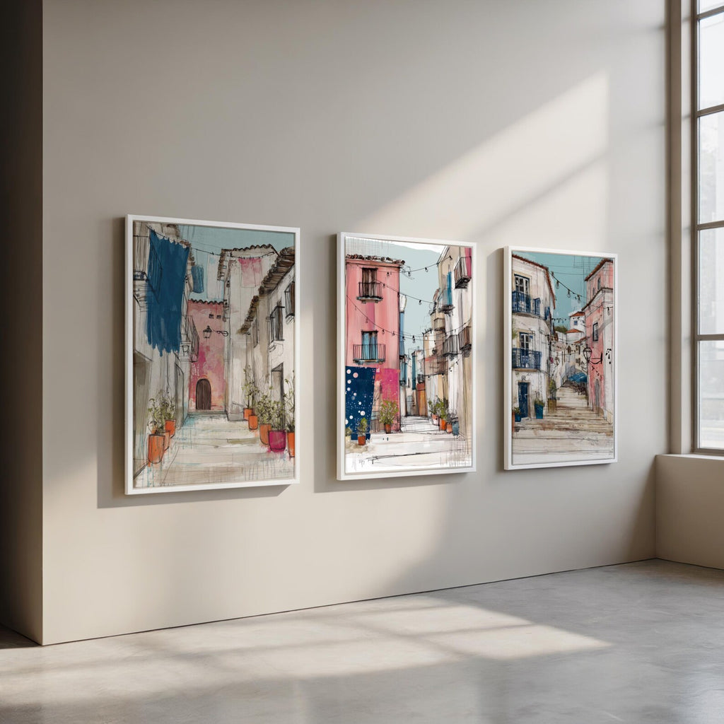 Village Street Prints