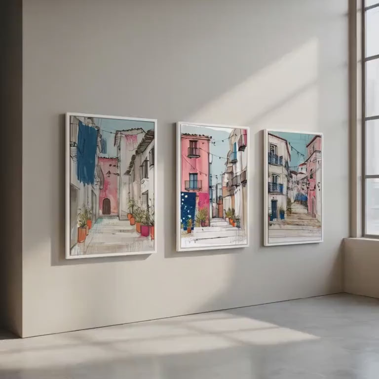 Village Street Prints